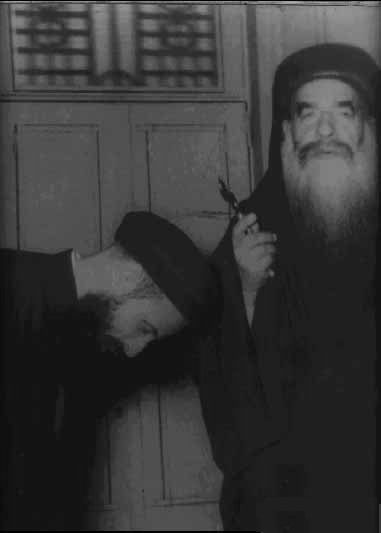  Father Bishoy Kamel with H. H. Pope Kirillos